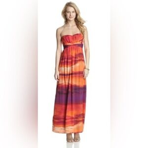 New Women’s Jessica Simpson Sunset Strapless Maxi Dress, size 10